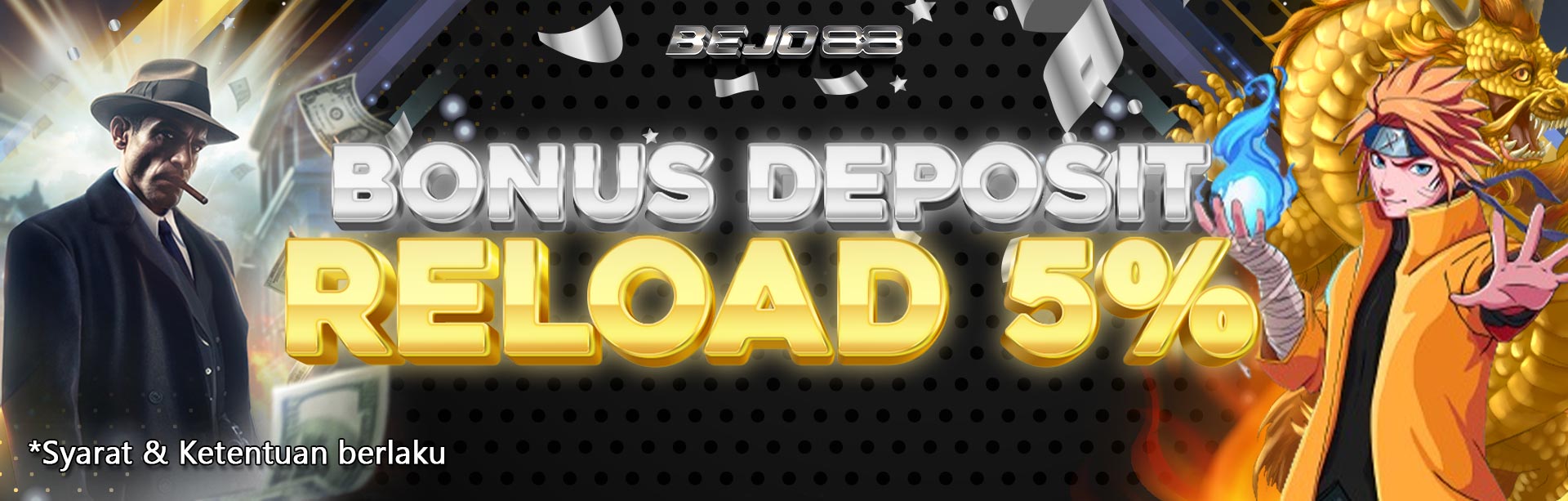 BONUS RELOAD 5% HARIAN